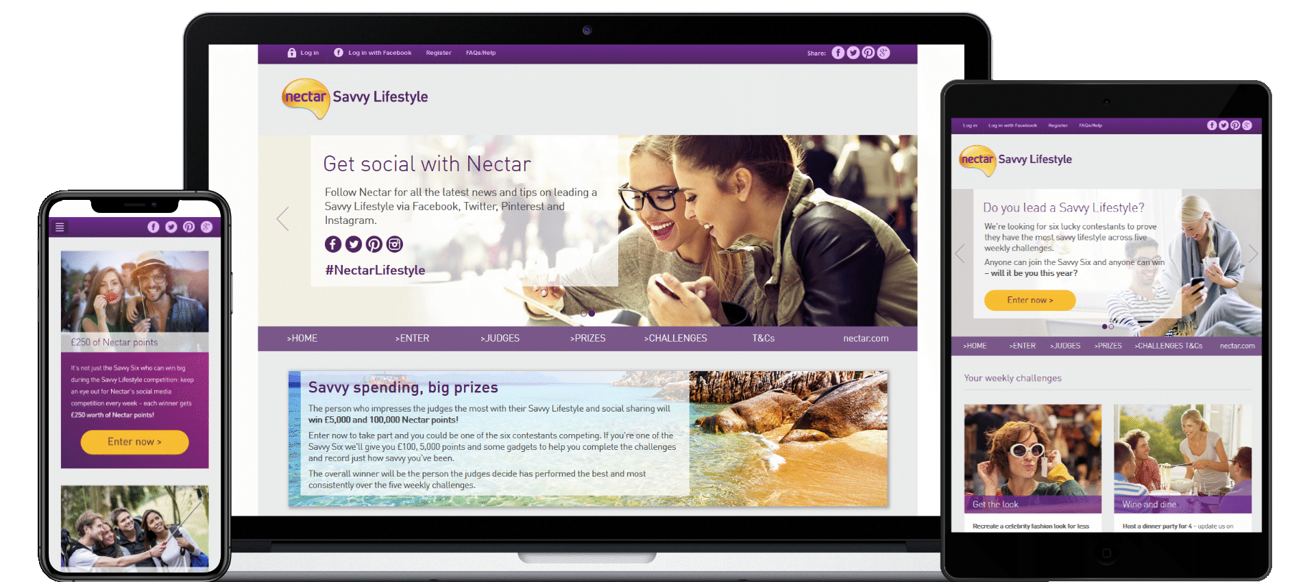 Nectar Savvy Lifestyle Website