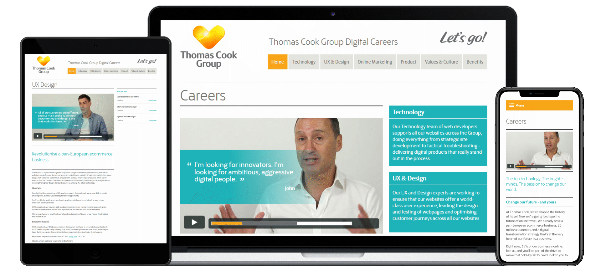 Thomas Cook Careers Website