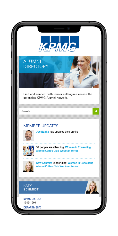 KPMG Alumni Website