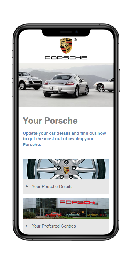 Porsche Inside Track Website